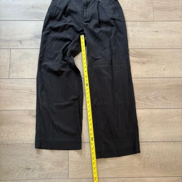 Everlane Black Wide-Leg Trouser Women's Pants - Picture 7 of 9